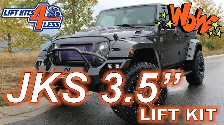 JKS 3.5" JSPEC J Konnect  Lift Kit JSPEC113K Installed On A 2017 Jeep JK