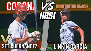 Seth Hernandez Corona High Vs Huntington Beach Usa Baseball Nhsi Semifinal
