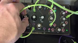 Random and semi random sequence generation using the Voltage Controlled Integrator as slew Net Worth