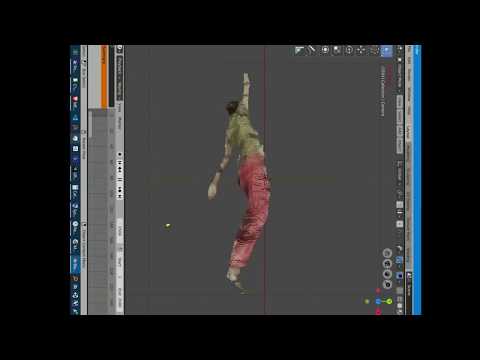 Cloe meshed PLY in Blender