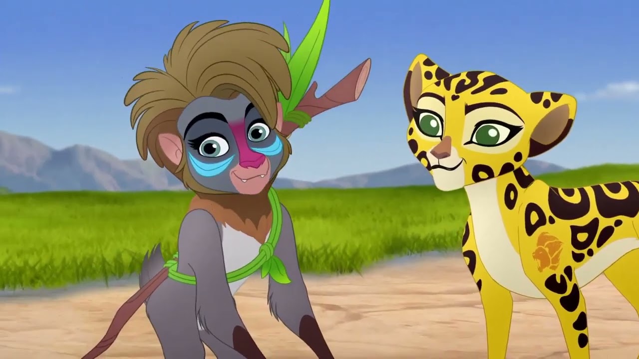 The Lion Guard - Queen & King, Nuzzling, Teamwork, Fun, Romance, Friendship, Ready for Action, & Hug