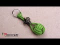 Single strand monkey fist key fob