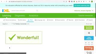 How to do IXL - Multiply Monomials