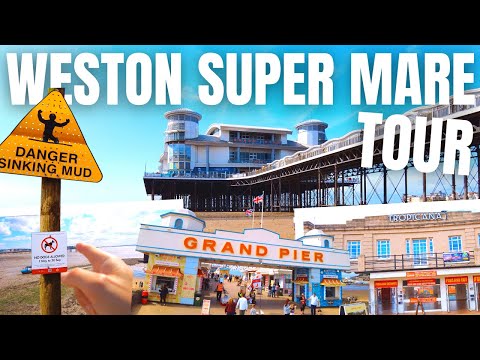 Weston-super-Mare Seafront Tour - Grand Pier, Funland & Old Pier