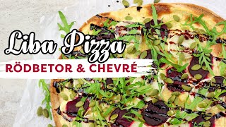 Så Här Lagar Du Vegetarisk Pizza Med Rödbetor Liba Bröd