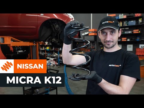Как заменить пружины передней подвески на NISSAN MICRA K12 [ВИДЕОУРОК AUTODOC]