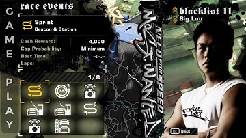 Need for Speed™ Most Wanted Gameplay - Blacklist 11 Race  events
