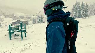 Skiing Alta in october