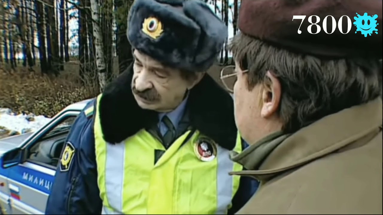 Путин едет на машине