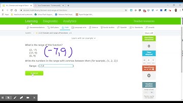 8th Grade IXL Domain and Range of Functions JZD