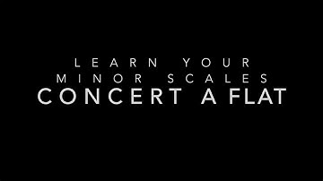 Ab Concert Learn The Harmonic Minor Scales