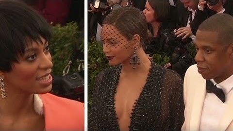 Fists fly in Solange fight against Jay Z