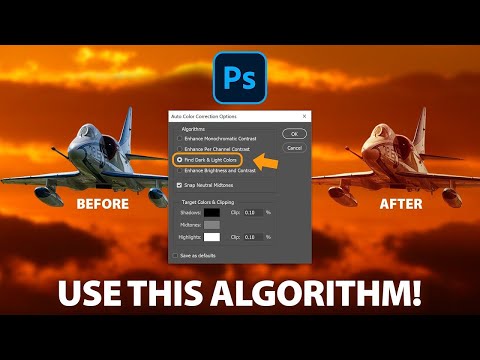 Hidden Algorithms for Easy Color Correction in Photoshop