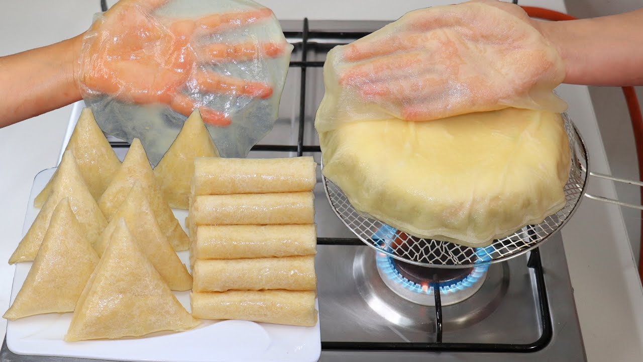 جديد 2022 ورقة البسطيلة السريعة على المصفاة بطريقة مبتكرة لأول مرة على اليوتيوب حضرها بدون مقلاة