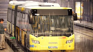 The Bus im Regen durch Berlin fahren Let´s Play Bus Simulator screenshot 2
