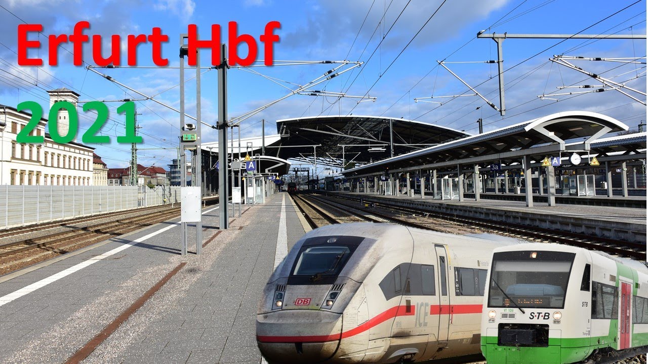 Br111 Fan [Doku]: Zugverkehr am Erfurter Hbf 2021