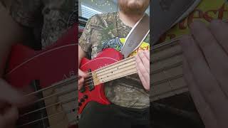 CRISPY thumps on new strings 👍 #metal #djent #headlessbass #progmetal #shorts
