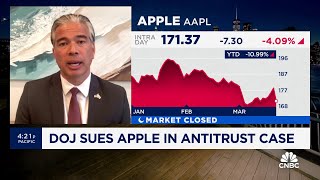California AG Rob Bonta talks the DOJ's antitrust lawsuit against Apple