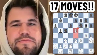Magnus Carlsen BEATS an IM in ONLY 17 MOVES! | Titled Tuesday 2026