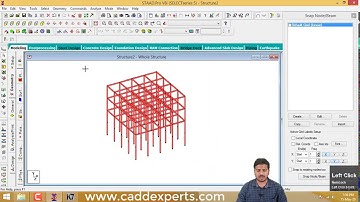 Class 2   Node Beam And Plate in STAAD Pro | CAD CAM EXPERTS | Complete Course