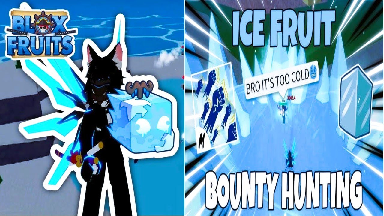 صيد باونتي بفاكهة الثلج باستخدام اقوى كومبو 🔥  | بلوكس فروت Roblox Blox Fruit