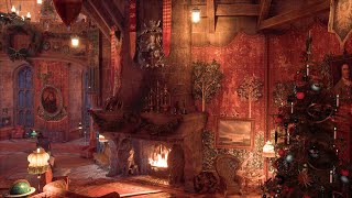 Hogwarts Christmas Ambience Gryffindor Common Room - Harry Potter Christmas - Hogwarts Legacy