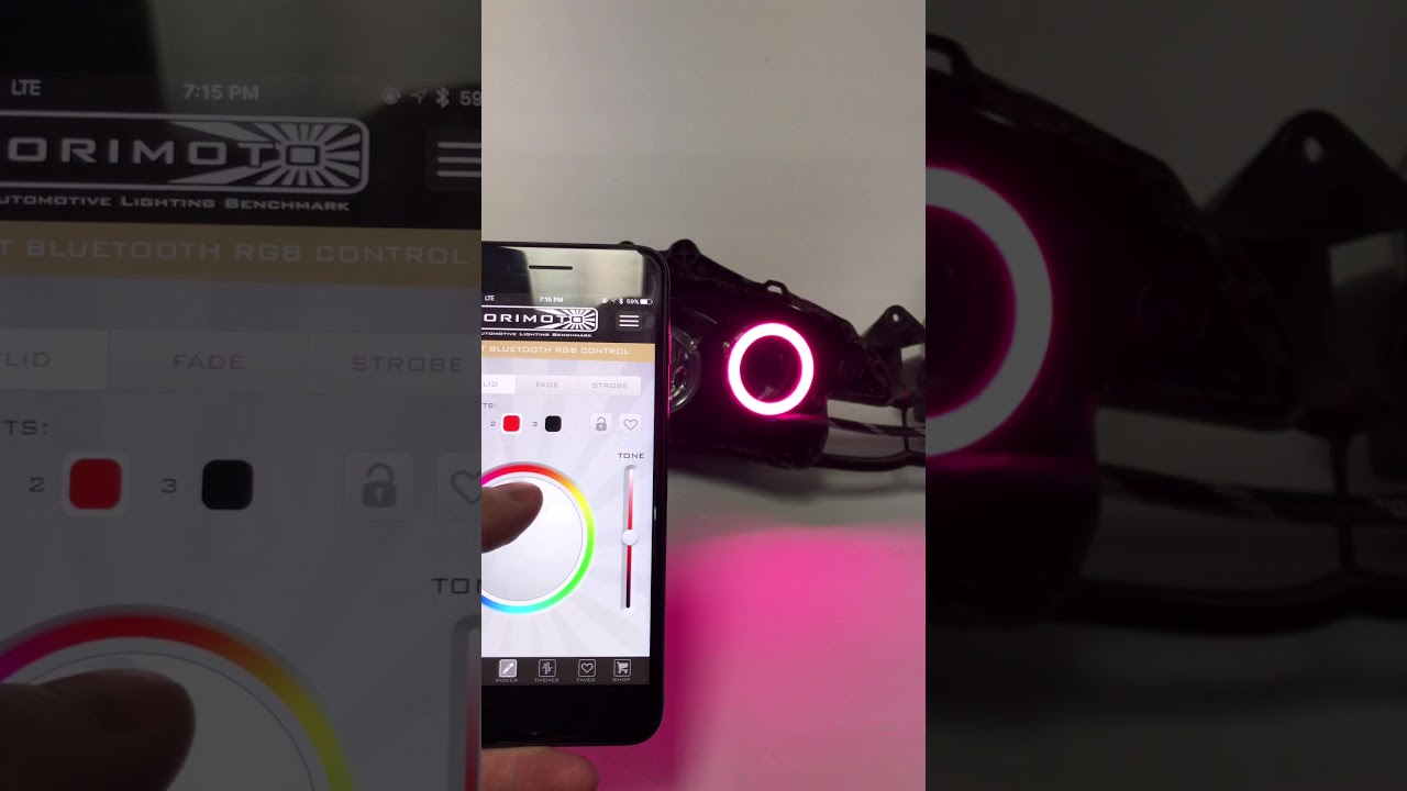 SW Lights Color-Morph Halos by Morimoto Bluetooth