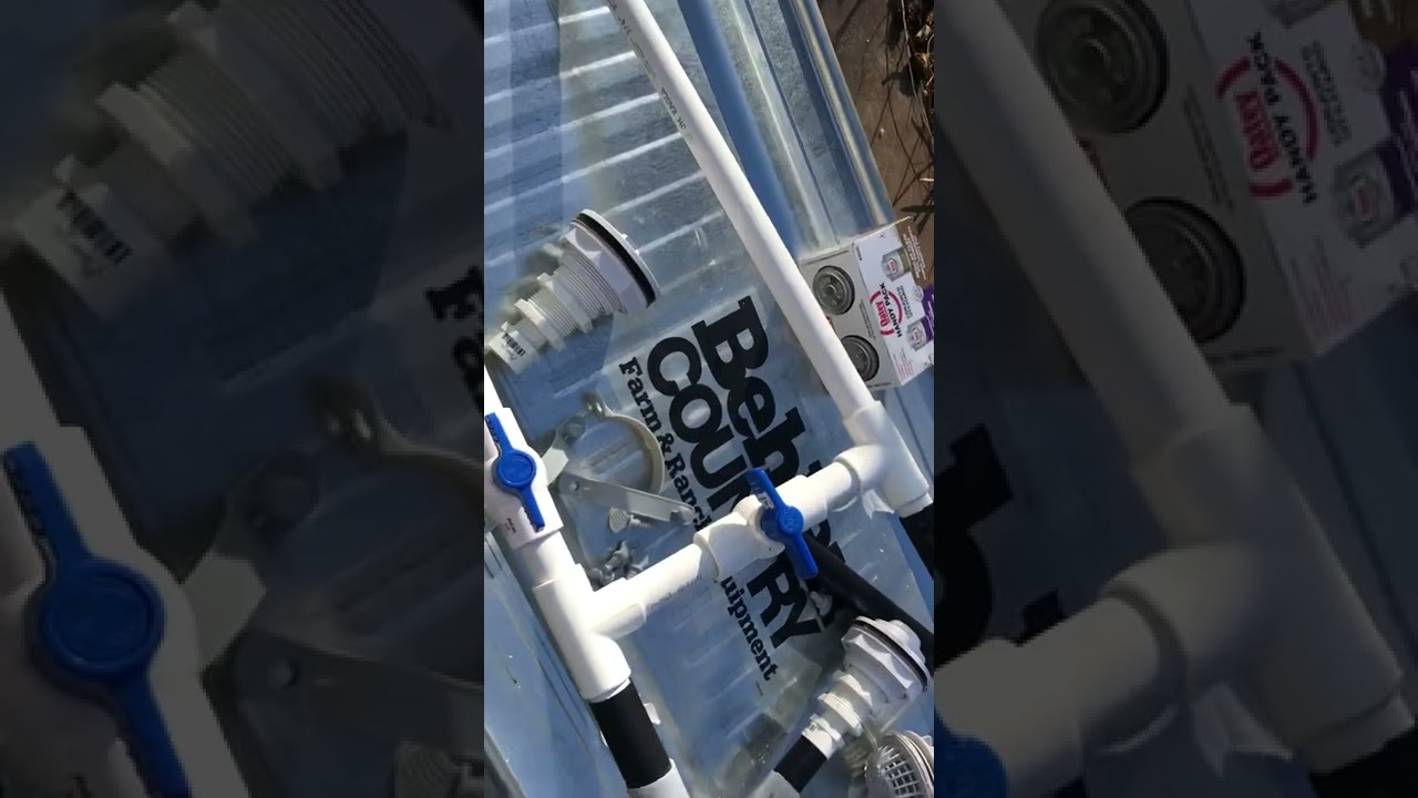 Stock tank pump filter and heater Easy installation