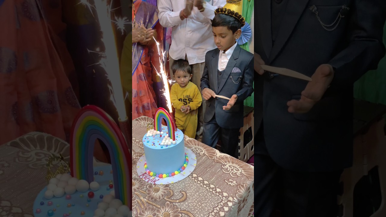 🎉 Tiny Tots, Big Joy! Awyan celebrates his Cousin's 