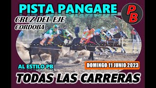 CARRERAS en PISTA PANGARE - CRUZ DEL EJE (11-06-2023)