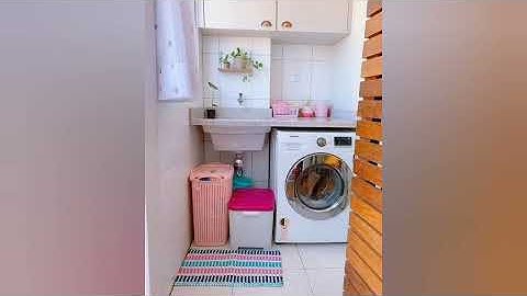Laundry corner افكار لترتيب بيت الصابون، مهما كانت مساحته