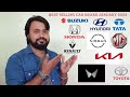 January 2022 में किस Company ने गाडे झण्डे💪 | Best Selling Car Brand January 2022
