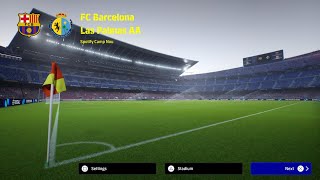 FC Barcelona vs Las Palmas AA: eFootball 24 on PS5 Slim
