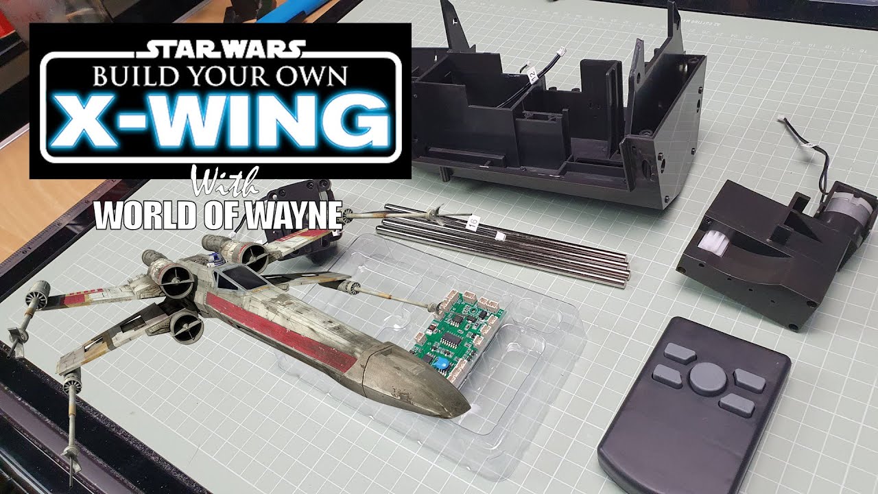 Build the XWing LIVE Parts 6670 Remote Control, Wing Motors and