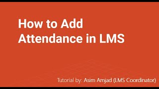 How to Add Attendance in LMS screenshot 5