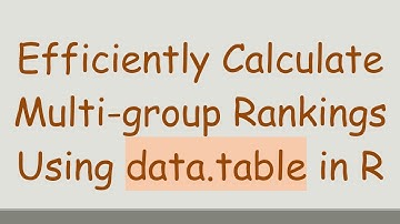 Efficiently Calculate Multi-group Rankings Using data.table in R