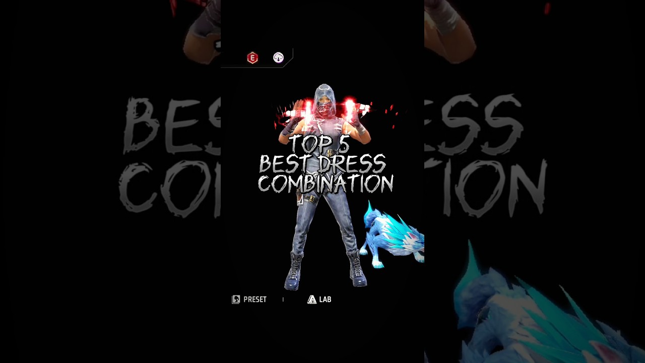 Top 5 Best Dress Combination in free fire 👕 
