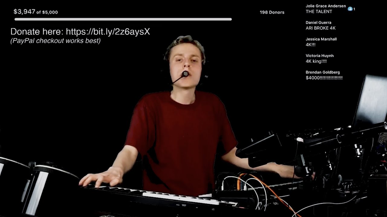 improvising live to a fb meme page until we raise $5000 for the Bail