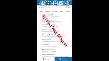 Macro Tracking: Setting Your Macros in MyFitnessPal