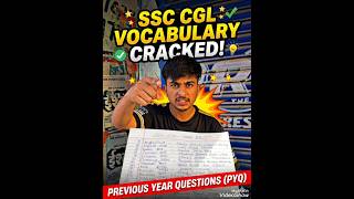 ##Ssc CGL Vocabulary  Pyq Vocabulary