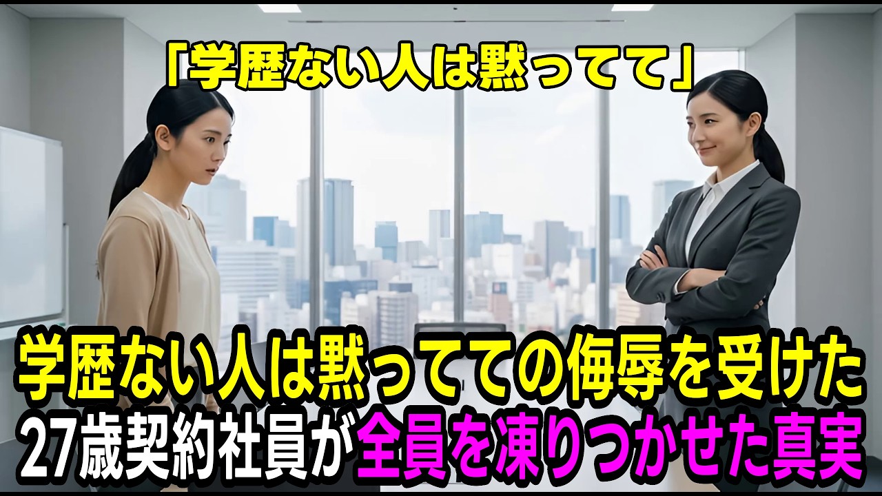 中卒ですがIQ200の天才現る！廃業寸前の町工場を救った一家の大黒柱の奇跡【感動する話】【人生逆転】