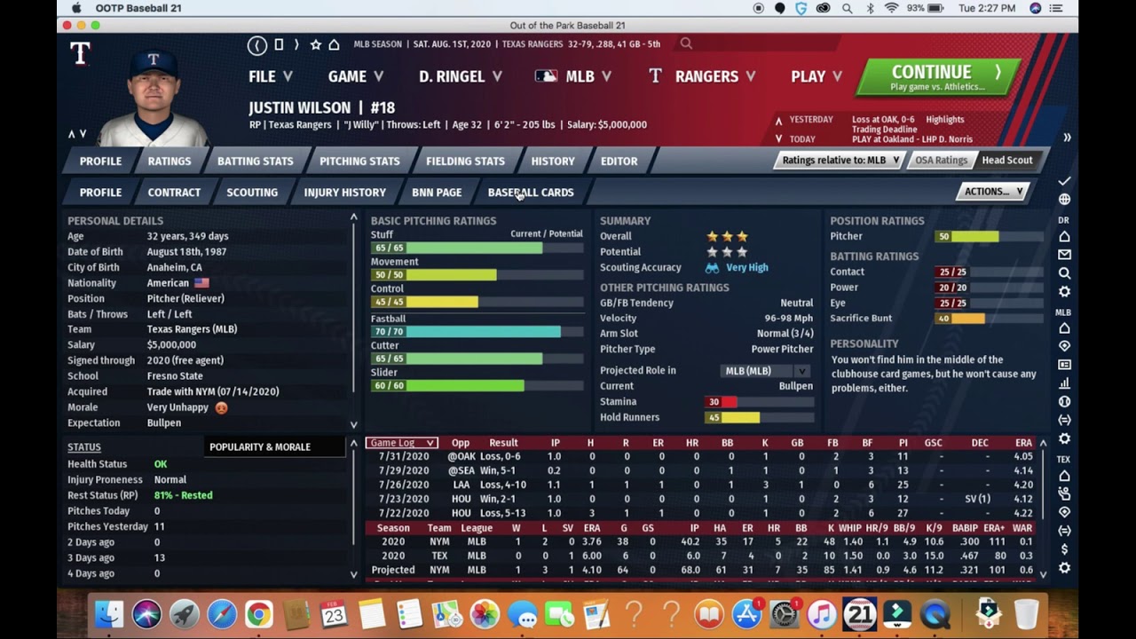 OOTP 21 Trade Deadline Moves  Pitching Overhaul!