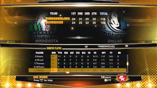 NBA 2k13 | T-Wolves Association Recap by NathorGaming 561 views 11 years ago 2 minutes, 45 seconds