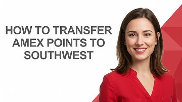 How To Transfer Amex Points To Southwest - AshleyHowTo