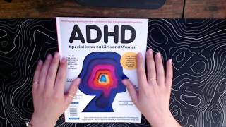 ASMR | ADHD Magazine Flip Through | Gum Chewing &amp; Whispers