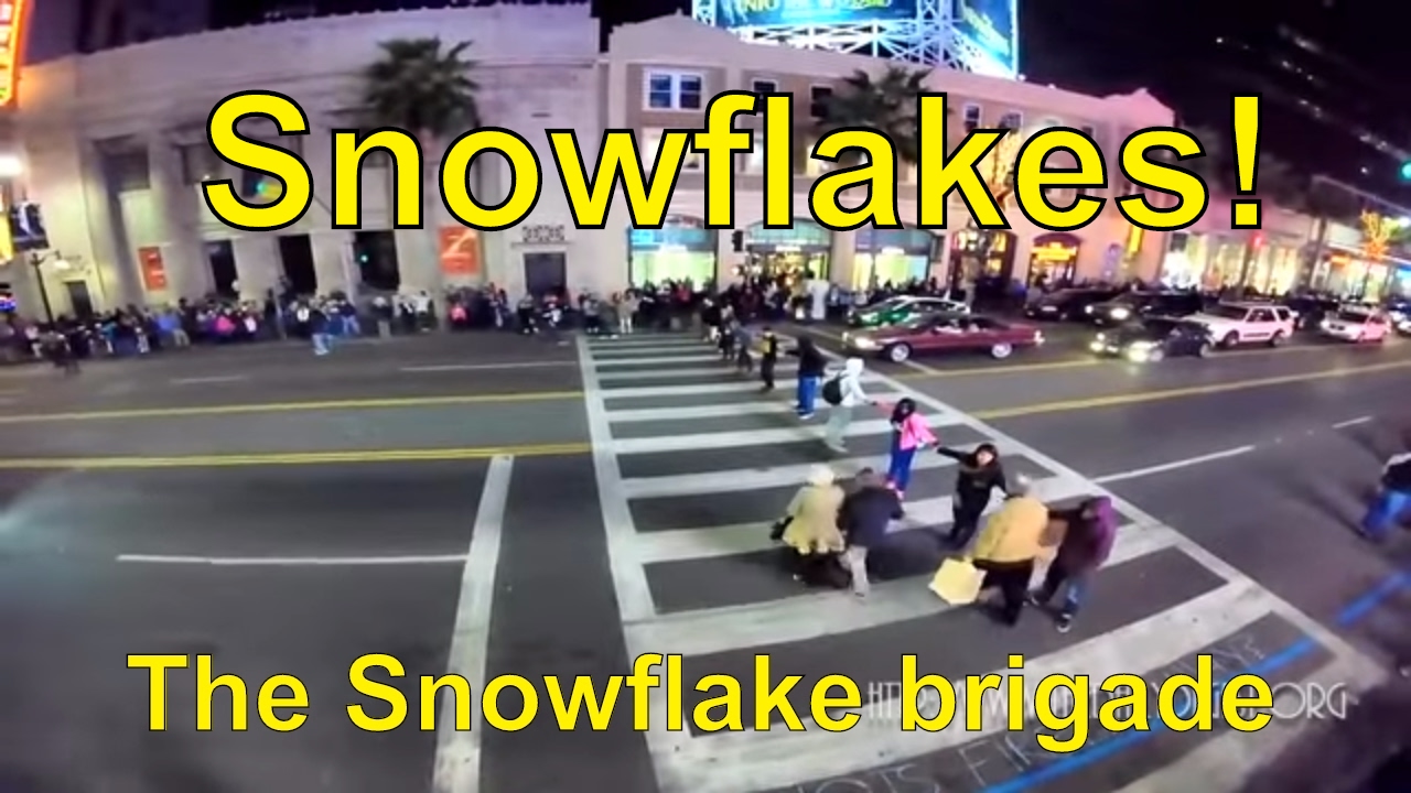 Cars Running Through Protesters on Hollywood Blvd