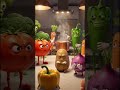 Unजब सब्ज़ियों का सब्र टूट गया 😂🍅🥔🌶️ | Pixar Style Kitchen Drama #shorts