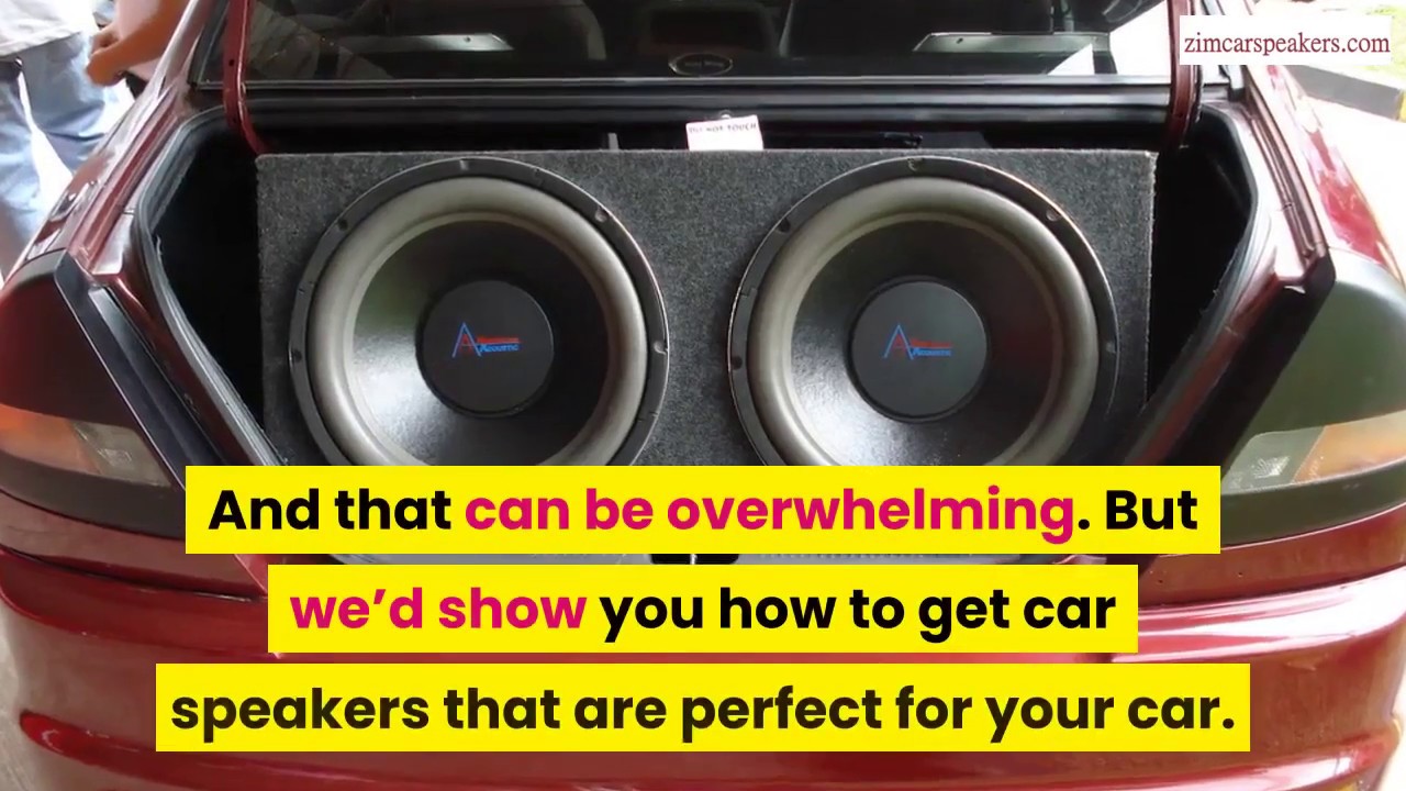How To Buy Car Speakers (Getting The Best For Your Car Audio) YouTube