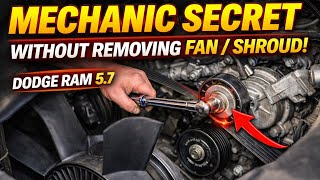 Dodge ram 5.7L |  drive belt - serpentine belt replacement