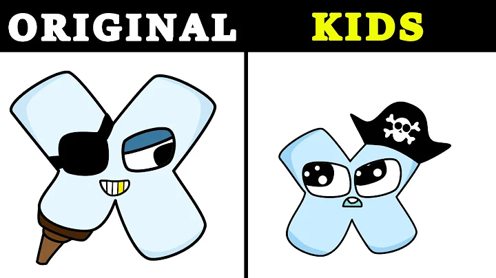 GERMAN Alphabet Lore BUT KIDS and ANCIENT ELDERS | Alphabet lore | Animation